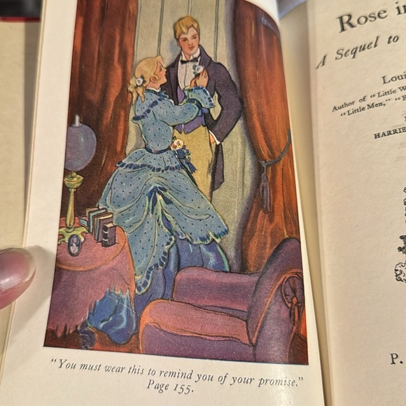 Vintage Rare 1918 Copy Louisa May Alcott’s “Rose in Bloom”See Photos-Illustrated - Picture 6 of 9
